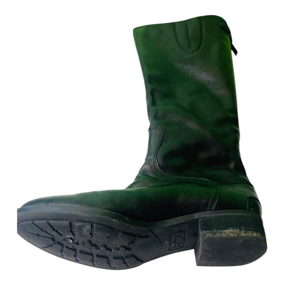 Sam Edelman Womens Penny Classic Equestrian Boot Zip Up Black Leather 6M - Picture 9 of 12